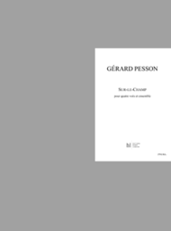 Sur-Le-Champ Sheet Music by Gerard Pesson