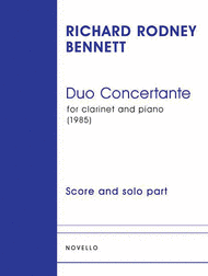 Duo Concertante Sheet Music by Richard Rodney Bennett