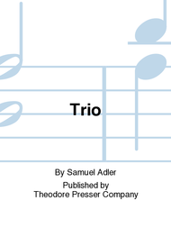 Trio Sheet Music by Samuel Adler