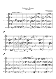 Scott Joplin: Heliotrope Bouquet - wind quintet Sheet Music by Scott Joplin