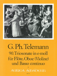 90. Trio sonata E minor TWV 42:e2 Sheet Music by Georg Philipp Telemann