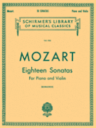 18 Sonatas Sheet Music by Wolfgang Amadeus Mozart