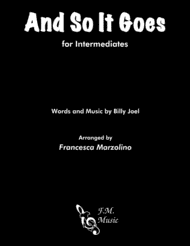 And So It Goes (Intermediate Piano) Sheet Music by Billy Joel