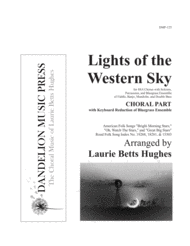 Lights of the Western Sky [SSA Choral Part with Keyboard Reduction] Sheet Music by Traditional