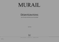 Desintegrations Sheet Music by Tristan Murail