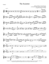 The Scientist - String Quartet Sheet Music by Coldplay