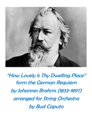How Lovely is thy Dwelling Place for String Orchestra Sheet Music by Johannes Brahms
