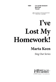 I've Lost my Homework Sheet Music by Marta Keen