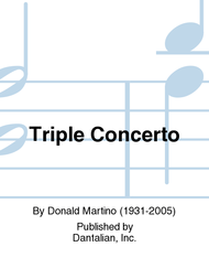 Triple Concerto Sheet Music by Donald Martino