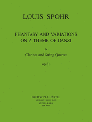 Phantasy and Variations on a Theme of Danzi Op. 81 Sheet Music by Louis Spohr