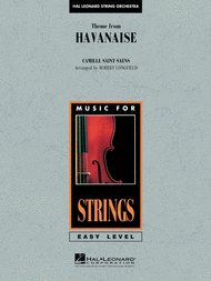 Theme from Havanaise Sheet Music by Camille Saint-Saens
