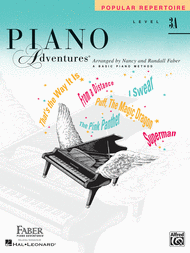 Piano Adventures Level 3A - Popular Repertoire Book Sheet Music by Nancy Faber