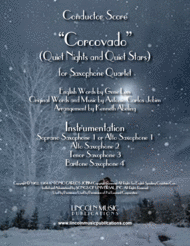 Quiet Nights and Quiet Stars (Corcovado) (for Saxophone Quartet SATB or AATB) Sheet Music by Antonio Carlos Jobim