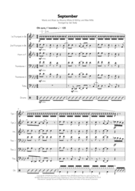 September - Earth Wind & Fire arranged for Brass Sextet Sheet Music by Earth Wind and Fire