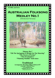 Australian Folksong Medley No. 1 - Orchestra Sheet Music by Traditional Australian Folksongs