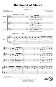The Sound Of Silence (arr. Roger Emerson) Sheet Music by Simon And Garfunkel