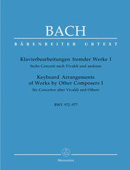 Keyboard Arrangements Of Works By Other Composers