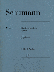 String Quartets Op. 41 Sheet Music by Robert Schumann