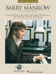 The Barry Manilow Anthology Sheet Music by Barry Manilow