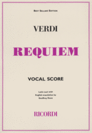 Messa Da Requiem (Requiem Mass) Sheet Music by Giuseppe Verdi