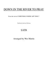 Down in the River to Pray Sheet Music by American Folk Song