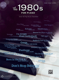 Greatest Hits -- The 1980s for Piano Sheet Music by Various Artists