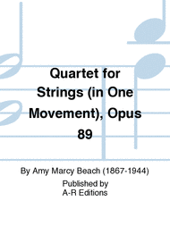 Quartet for Strings (in One Movement)