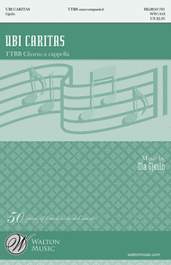 Ubi Caritas (TTBB) Sheet Music by Ola Gjeilo