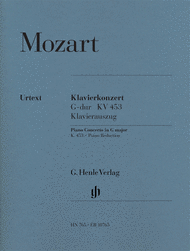 Concerto for Piano and Orchestra G Major K.453 Sheet Music by Wolfgang Amadeus Mozart