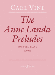 The Anne Landa Preludes Sheet Music by Carl Vine