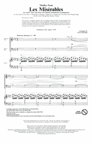 Les Miserables (Choral Medley) (arr. Ed Lojeski) Sheet Music by Boublil and Schonberg