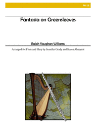 Fantasia on Greensleeves for Flute and Harp Sheet Music by Williams