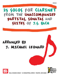 25 Solos for Clarinet Sheet Music by J. Michael Leonard