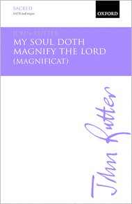 My soul doth magnify the Lord (Magnificat) Sheet Music by John Rutter