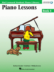 Piano Lessons - Book 4 Sheet Music by Barbara Kreader