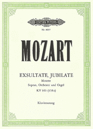 Exultate Jubilate Sheet Music by Wolfgang Amadeus Mozart