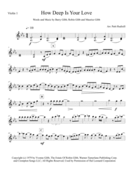 How Deep Is Your Love (String Trio) Sheet Music by Bee Gees
