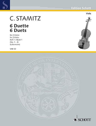 6 Duette Heft 1 Sheet Music by Carl Philipp Stamitz