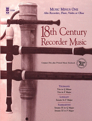 18th Century Recorder Music Sheet Music by Various