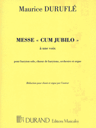 Messe Cum Jubilo Sheet Music by Maurice Durufle