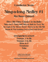 Sing-along Medley #1 (for Brass Quintet) Sheet Music by Various