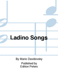Ladino Songs Sheet Music by Mario Davidovsky