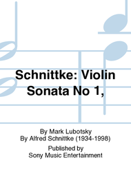 Schnittke: Violin Sonata No 1