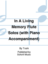 In a Living Memory Sheet Music by Toshi Ichiyanagi