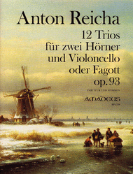 12 Trios op. 93 Sheet Music by Anton Reicha