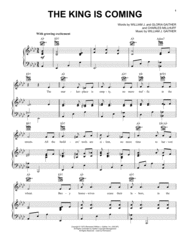 The King Is Coming Sheet Music by Gloria Gaither