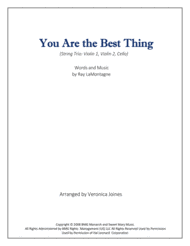 You Are The Best Thing for String Trio (Violin 1