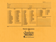 Musidex Band/Orchestra Concert Size Filing Envelope Sheet Music by Wolfgang Amadeus Mozart