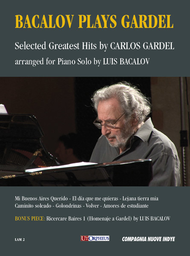 Bacalov Plays Gardel Sheet Music by Carlos Gardel