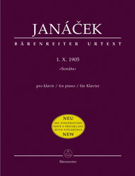 1. X. 1905 for Piano 'Sonata' Sheet Music by Leos Janacek